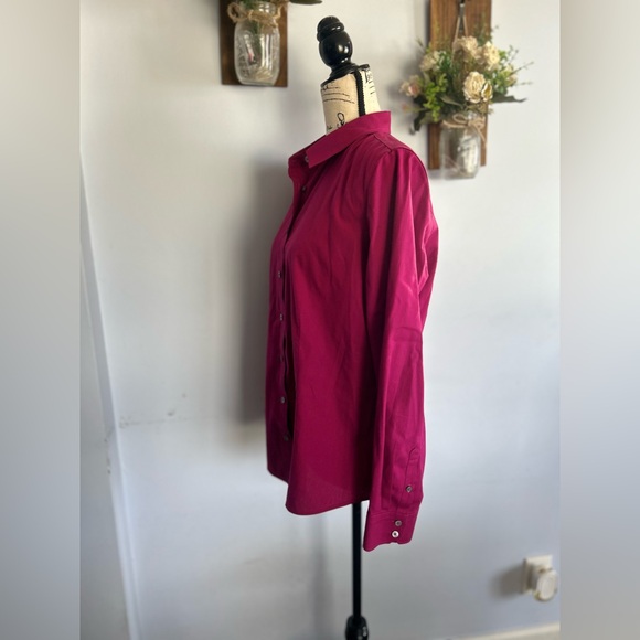 Talbots button down blouse office career professional - Picture 10 of 10